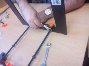 Aligning the Y-axis stage